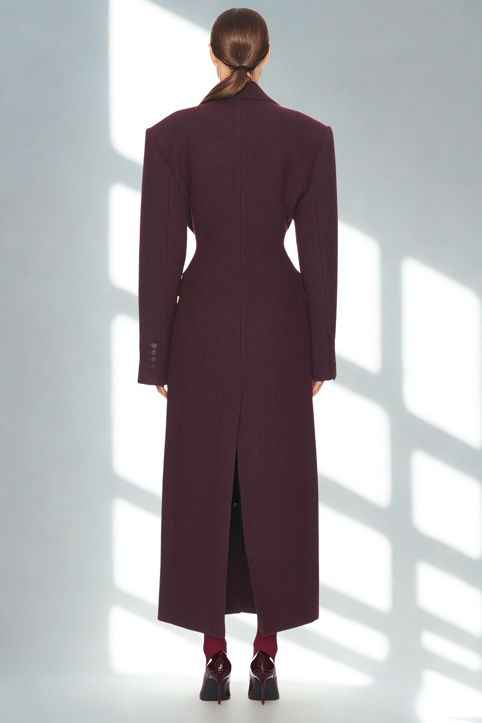 Elsa Wool Coat Noor Laurent