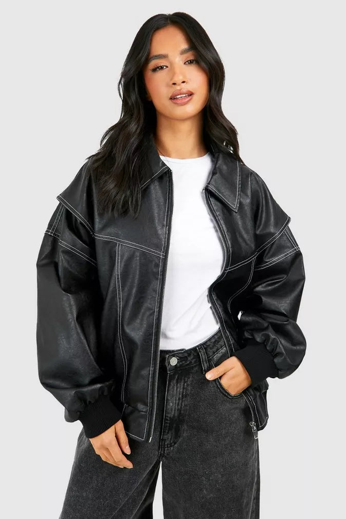 Lizzy Leather Jacket Noor Laurent