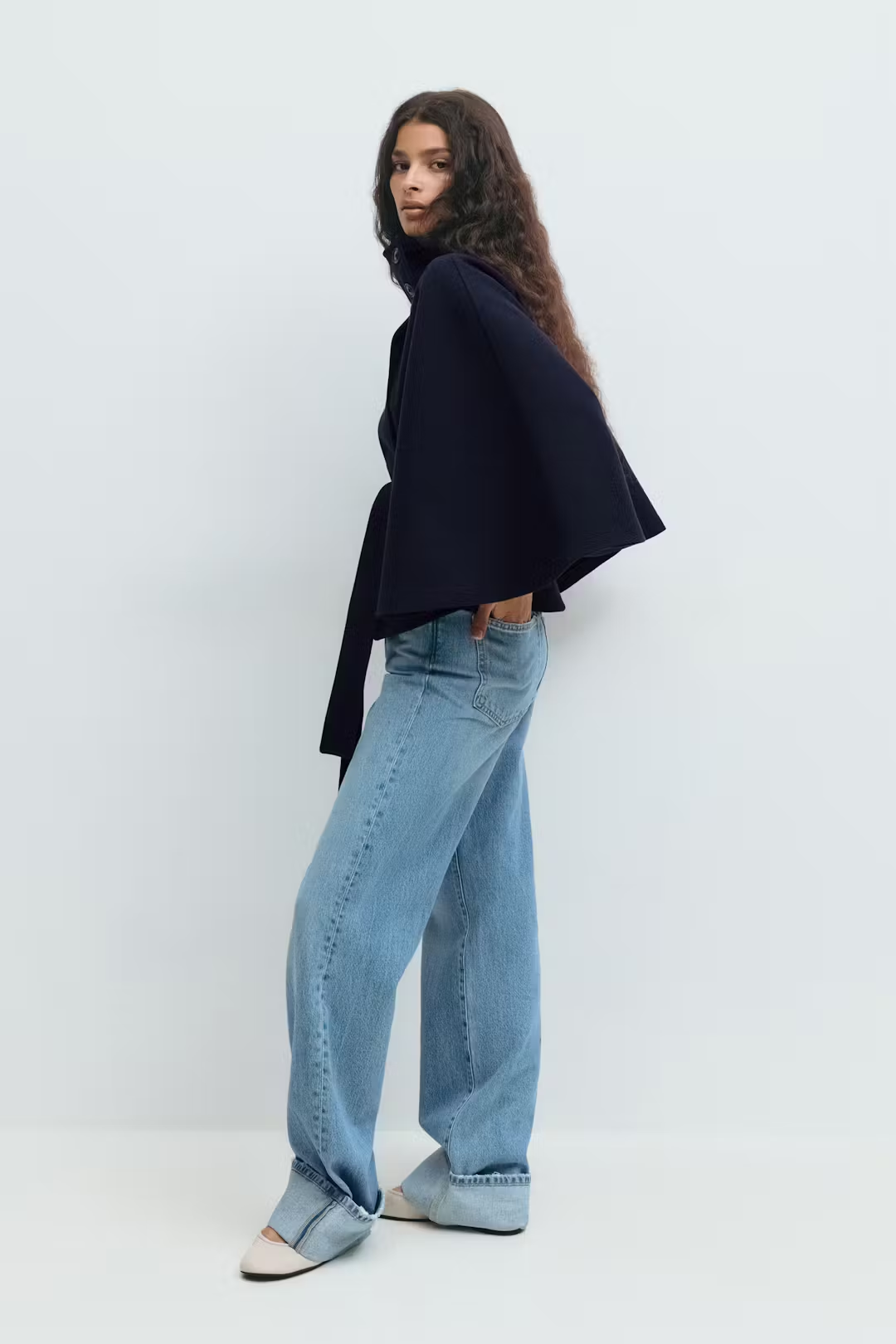 Gianna Cape Belt Coat Noor Laurent