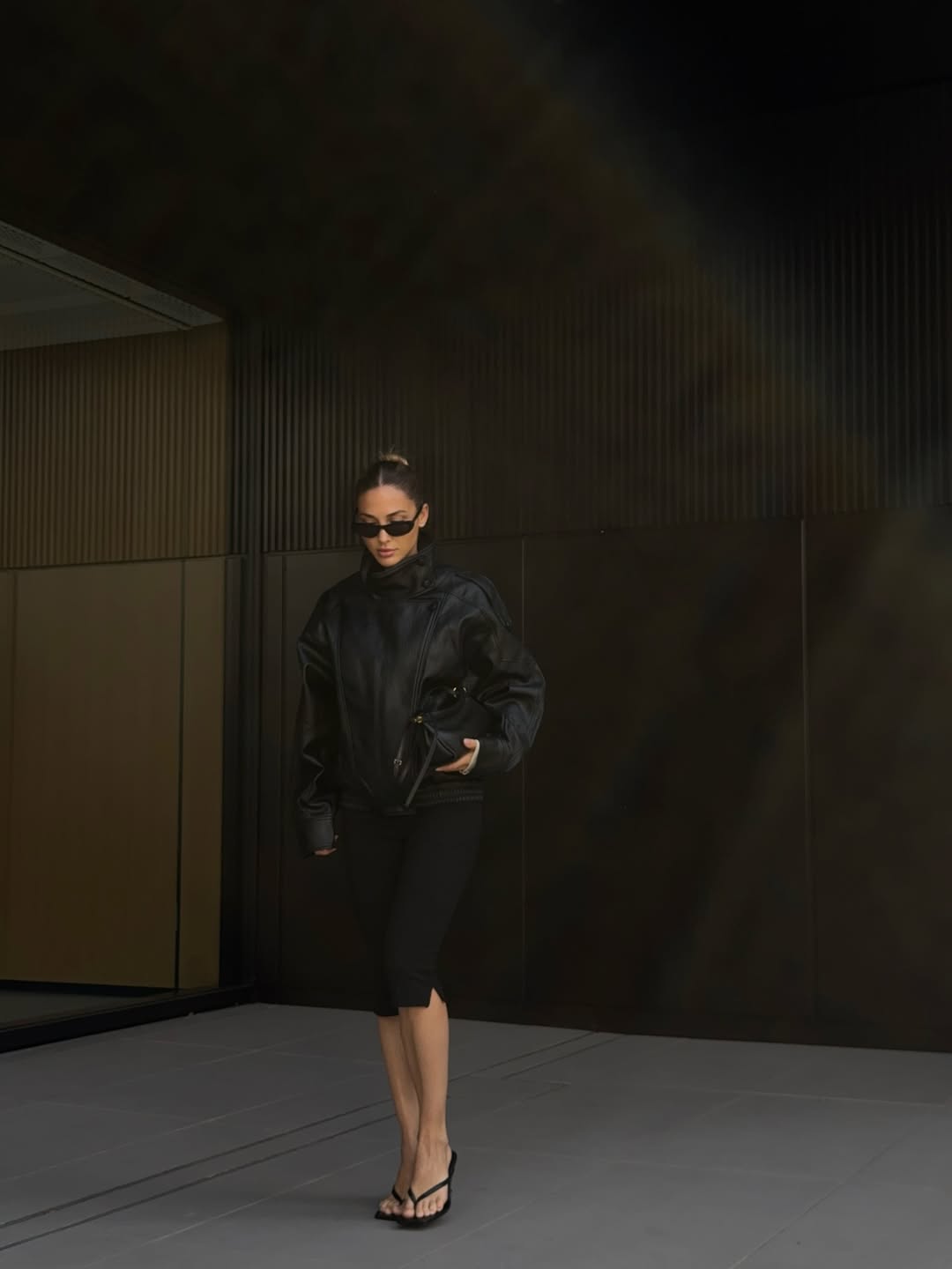 Amelie Leather Jacket Noor Laurent