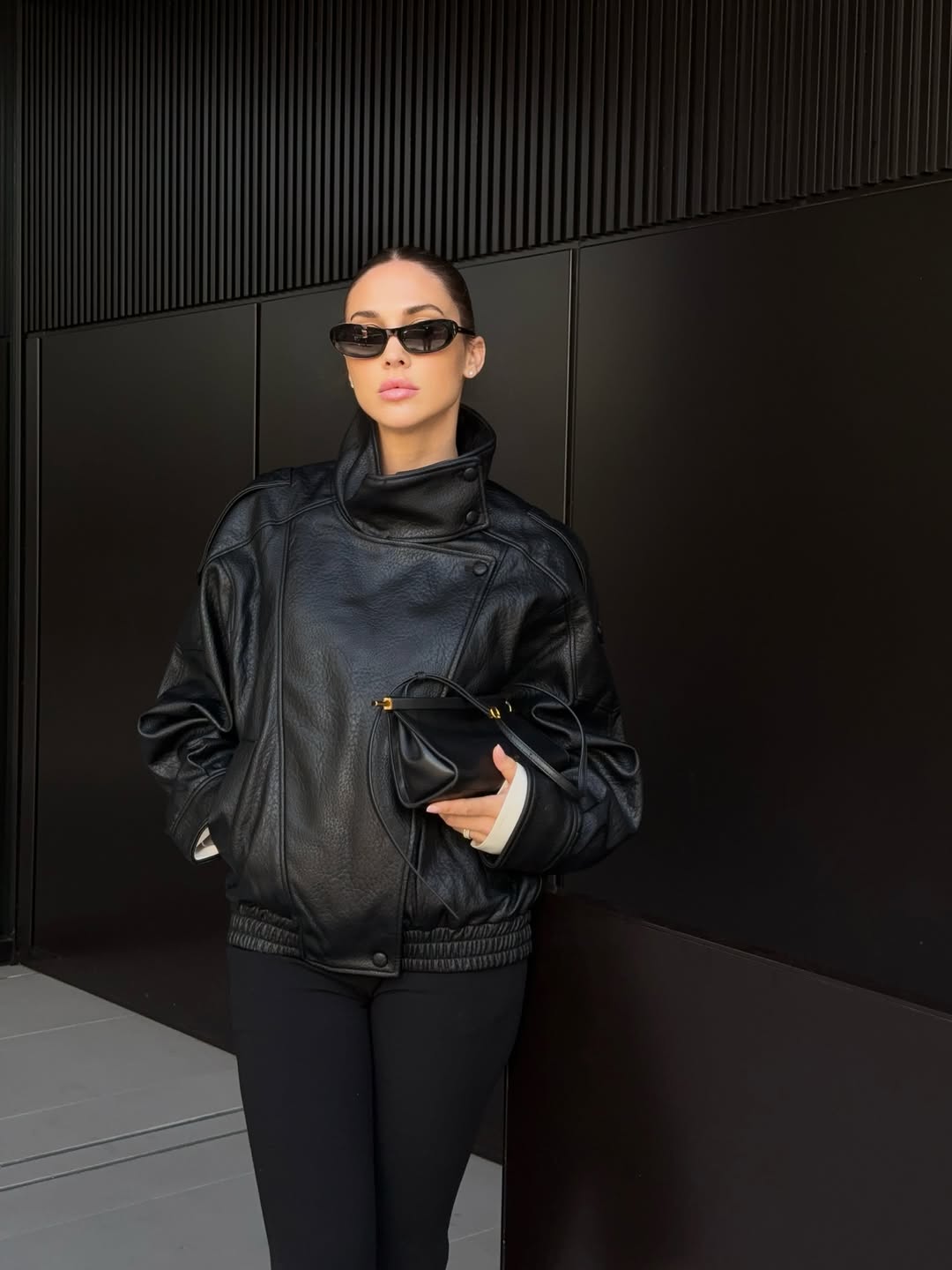 Amelie Leather Jacket Noor Laurent