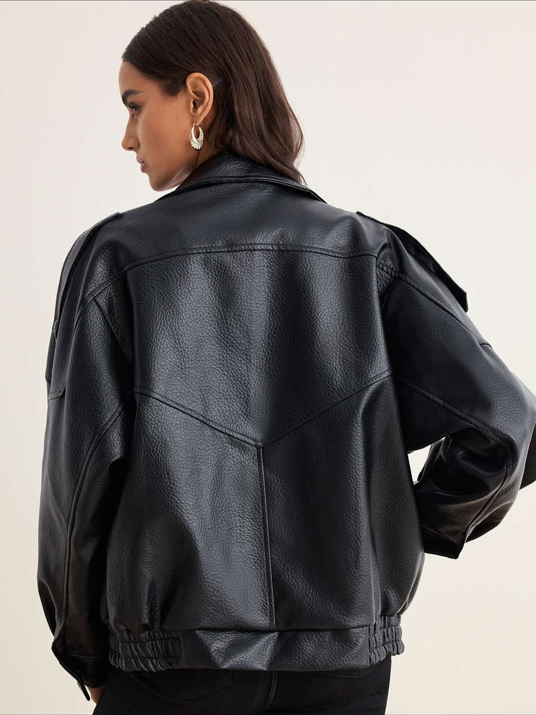 Amelie Leather Jacket Noor Laurent