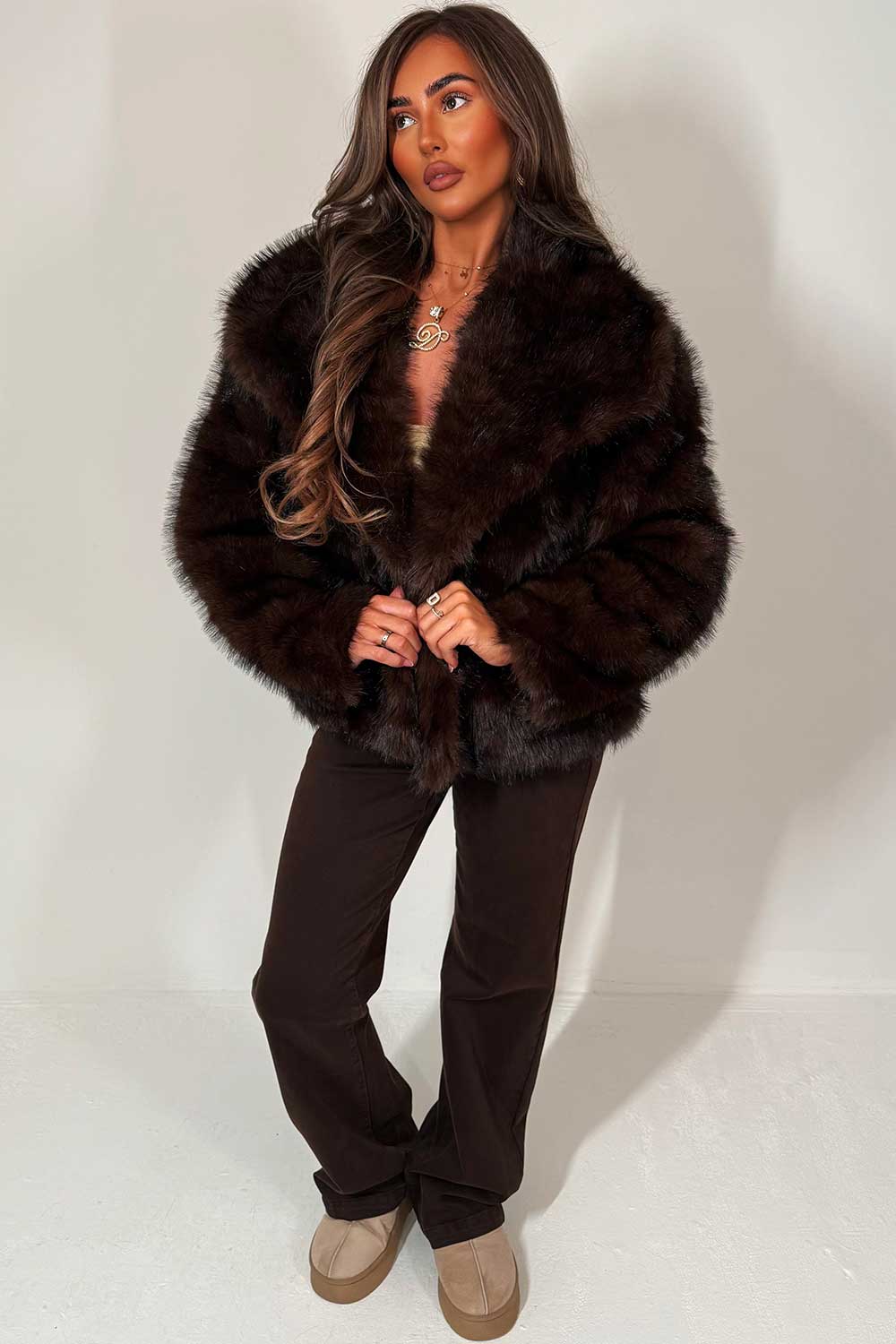 Jessica Fur Coat Noor Laurent