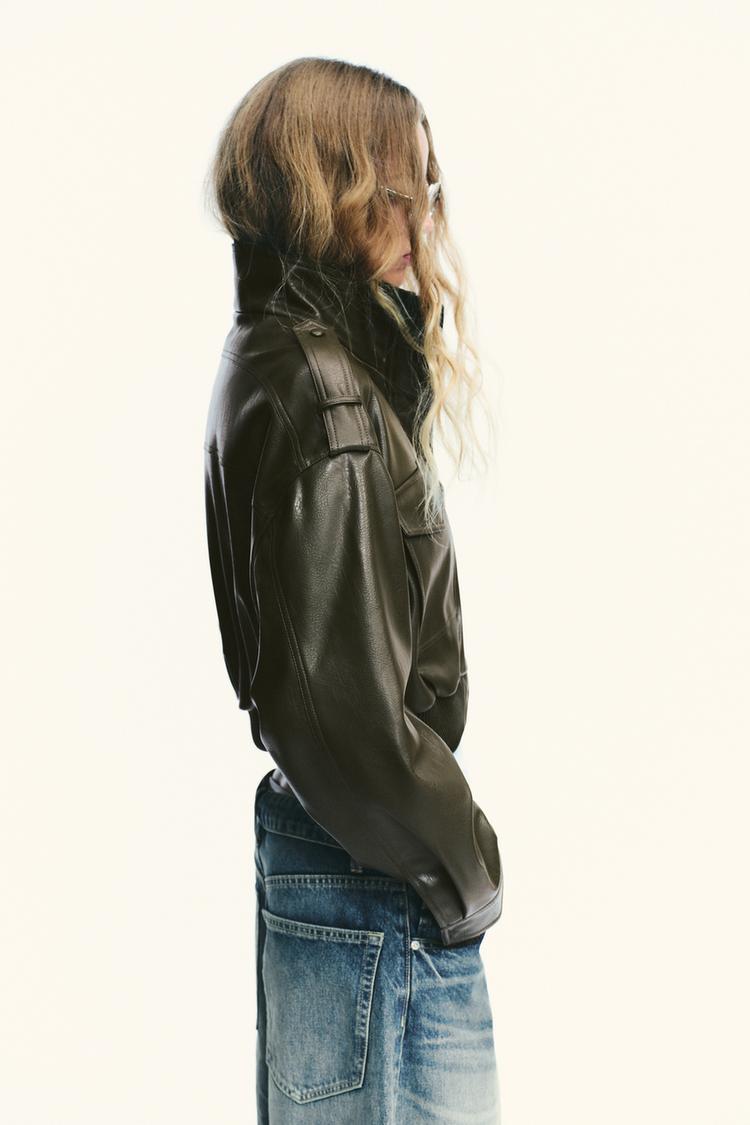 Ariel Leather Jacket Noor Laurent