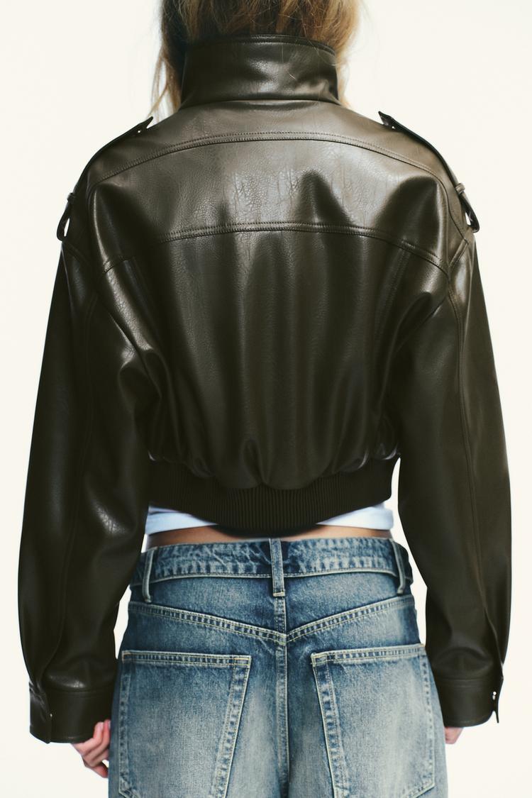 Ariel Leather Jacket Noor Laurent