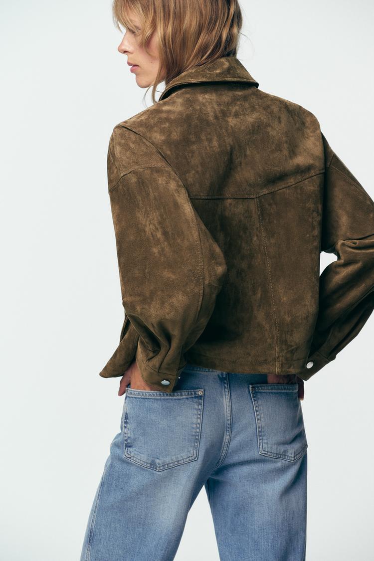 Jaylee Suede Jacket Noor Laurent