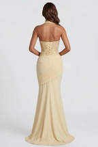 Sparkly Autumn Wedding Guest Maxi Dress Audrey Calvero