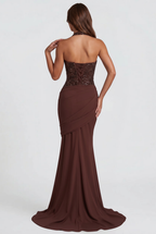 Sparkly Autumn Wedding Guest Maxi Dress Audrey Calvero