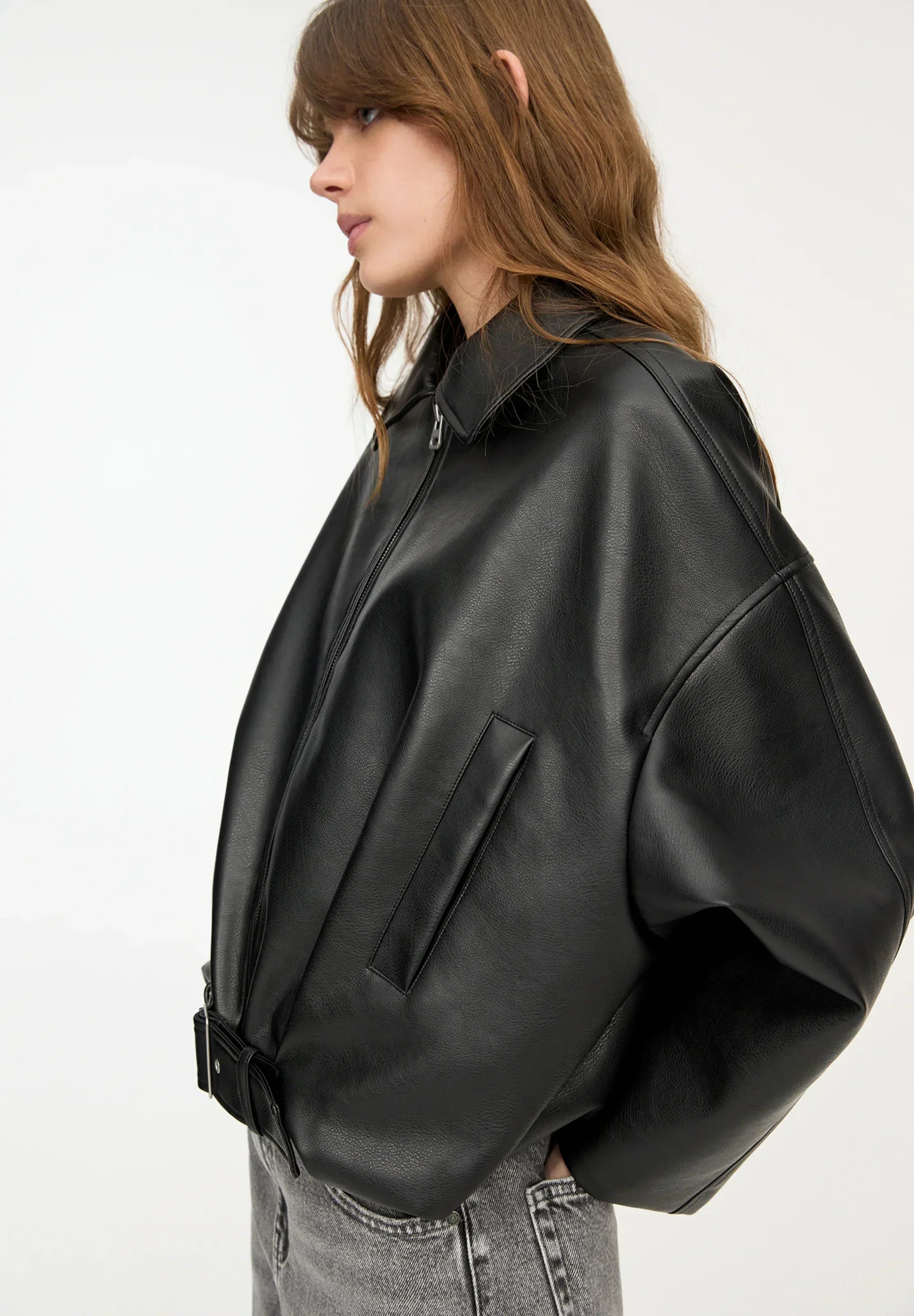 Sophia Leather Jacket Noor Laurent