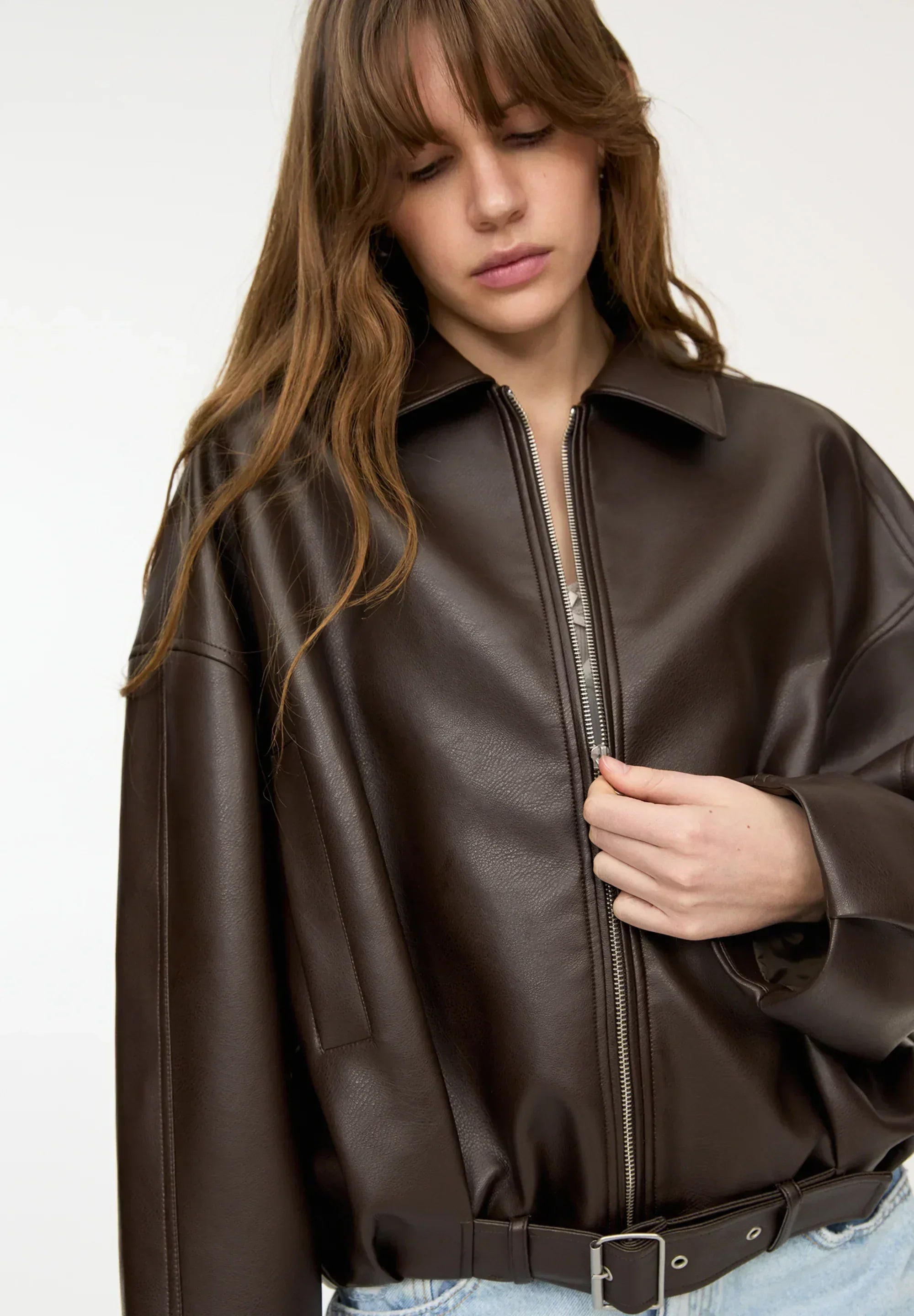 Sophia Leather Jacket Noor Laurent