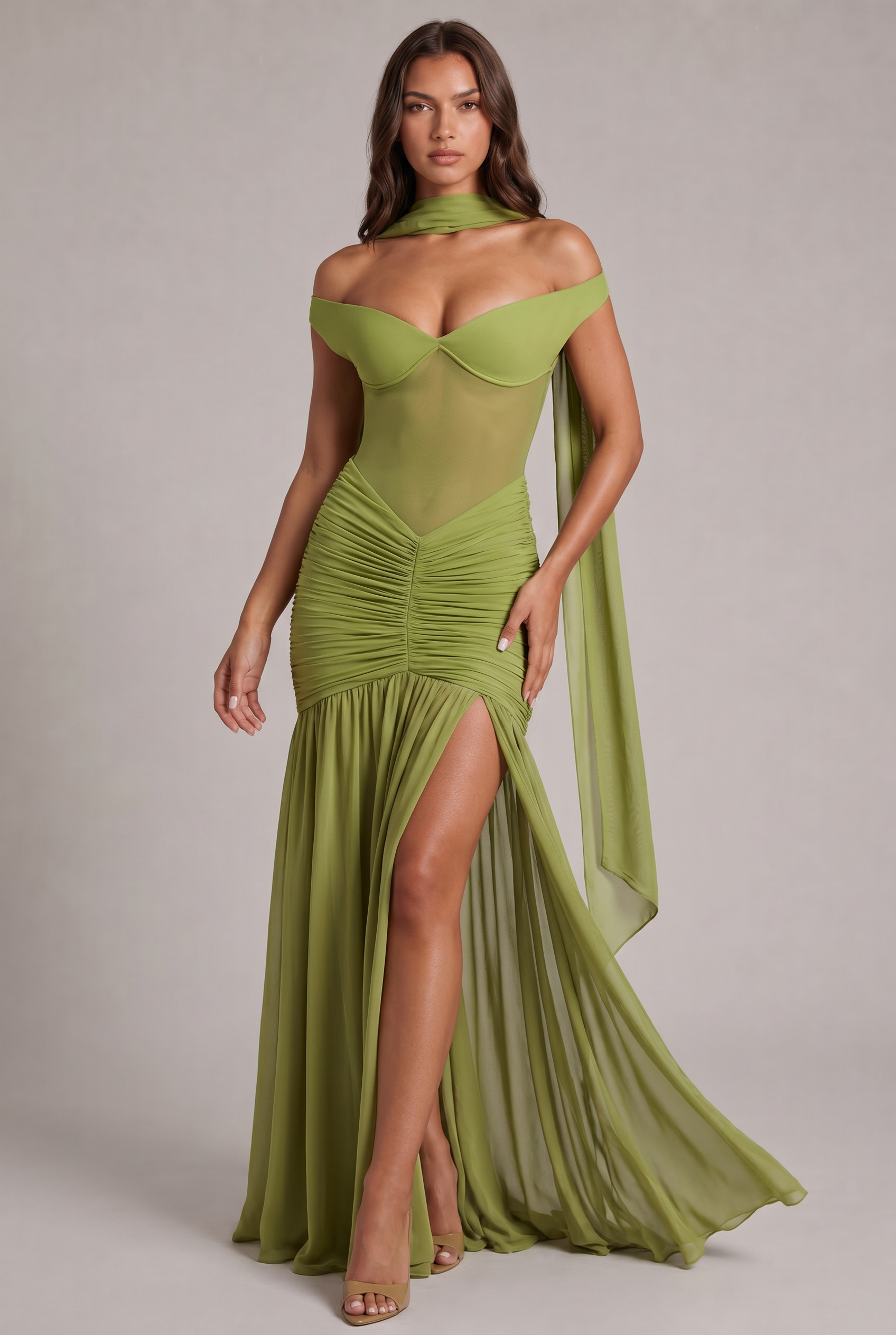 Valerennie Suknia Maxi Noor Laurent