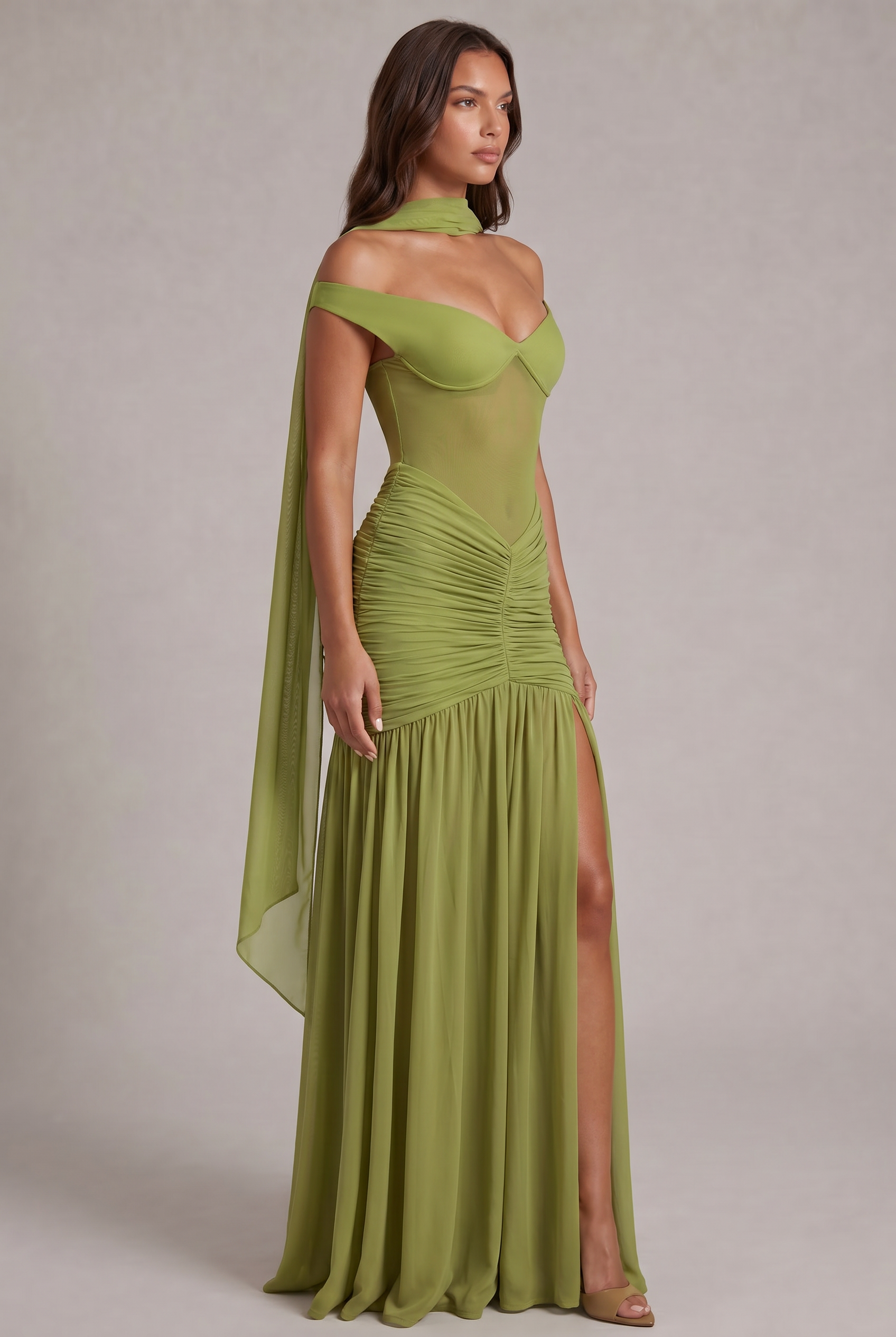 Valerennie Suknia Maxi Noor Laurent