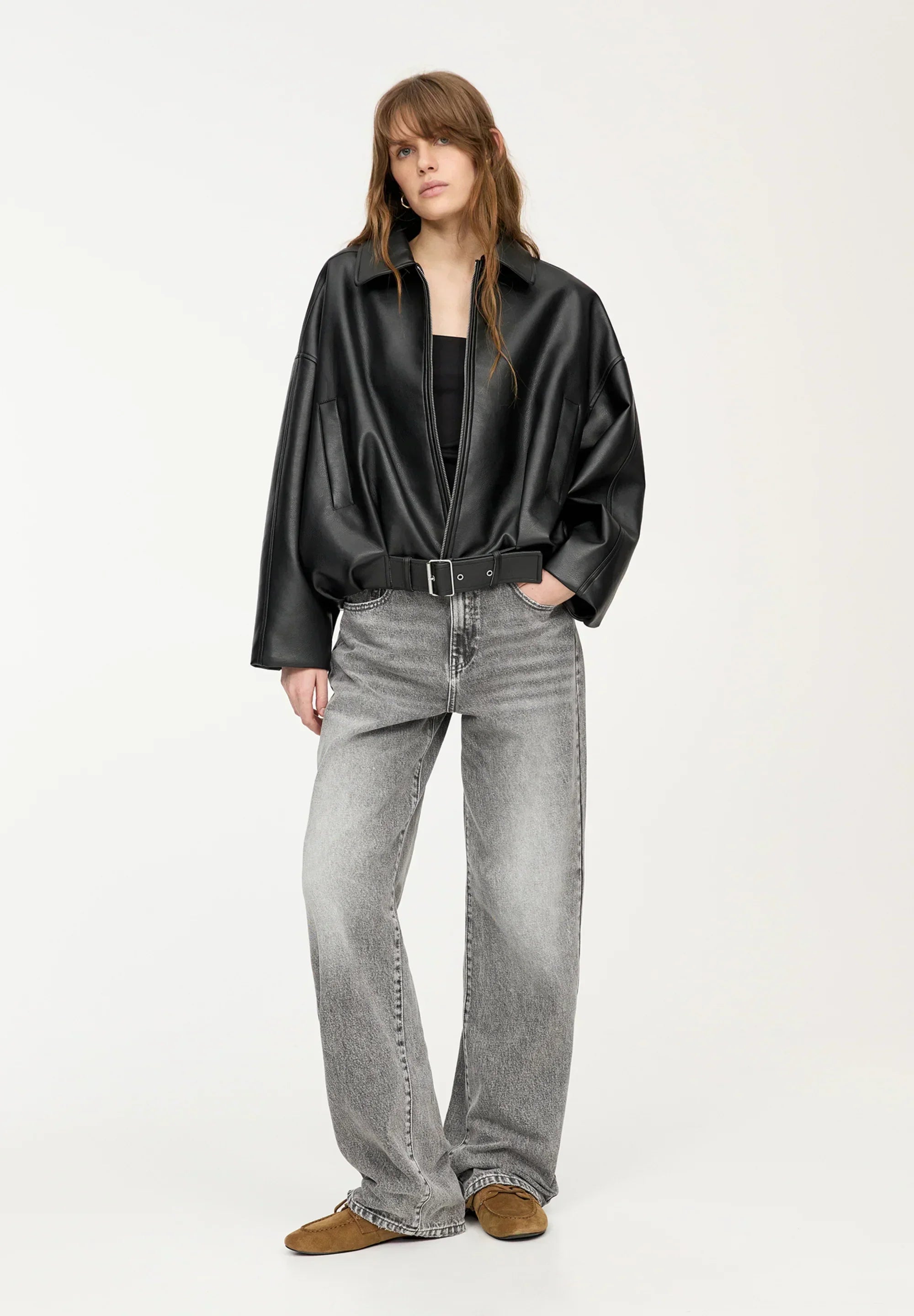 Sophia Leather Jacket Noor Laurent