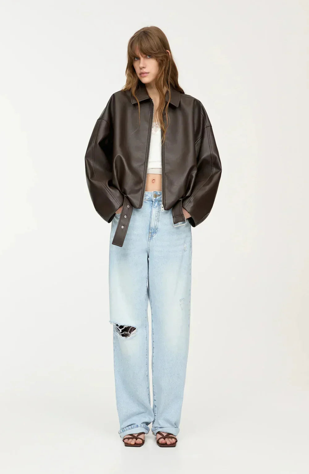 Sophia Leather Jacket Noor Laurent