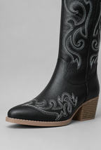 Wide Calf Western Cowboy Boots Audrey Calvero