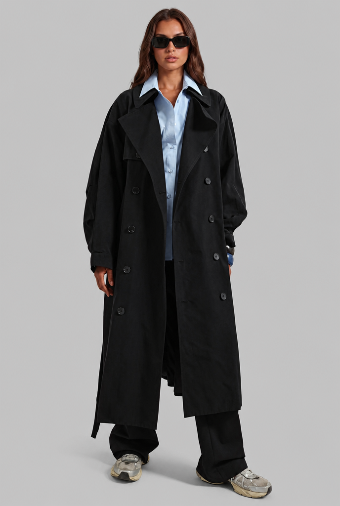 Jenny Trench Coat with Belt Audrey Calvero