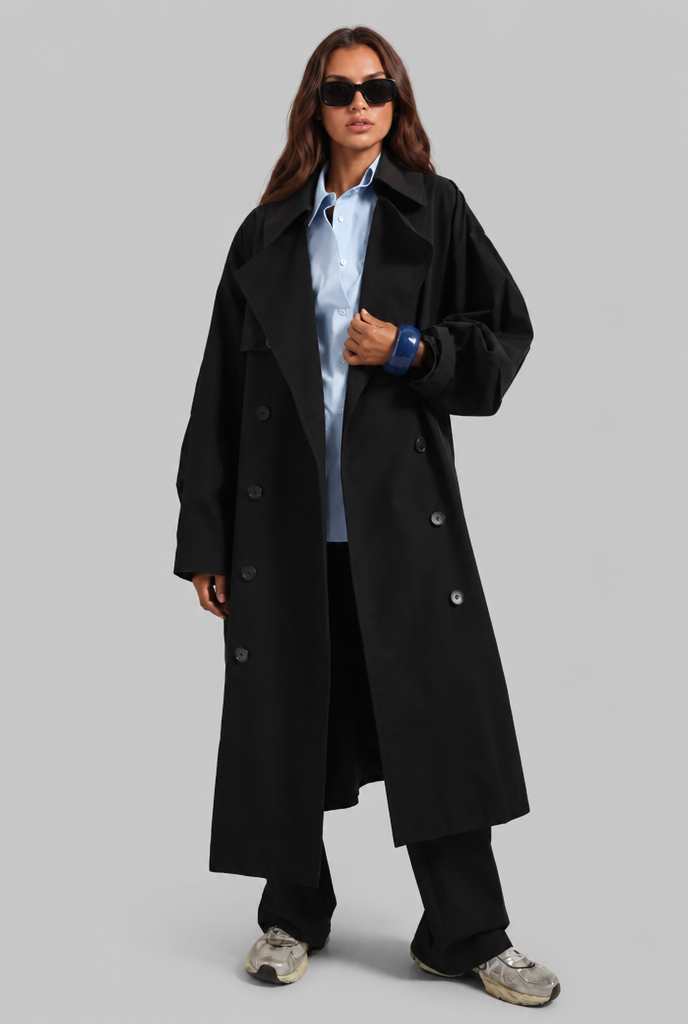 Jenny Trench Coat with Belt Audrey Calvero