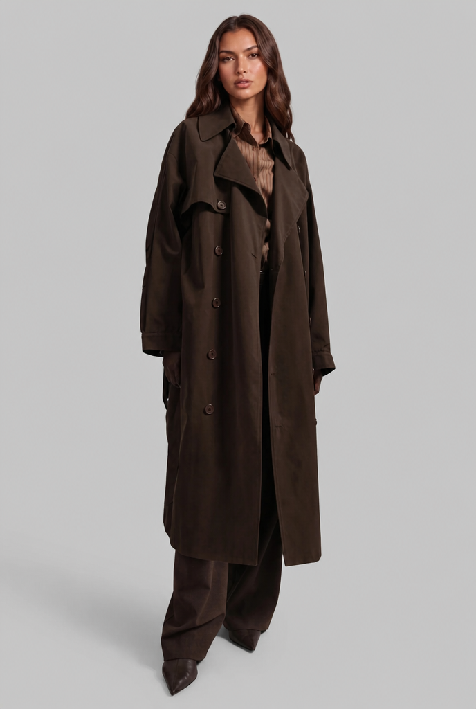 Jenny Trench Coat with Belt Audrey Calvero