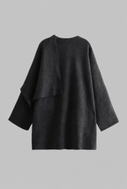 Draped Wool Cape Jacket Audrey Calvero