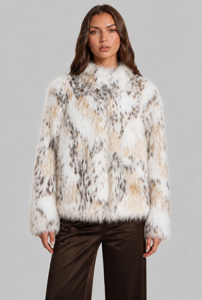 Elina Faux Fur Jacket Audrey Calvero