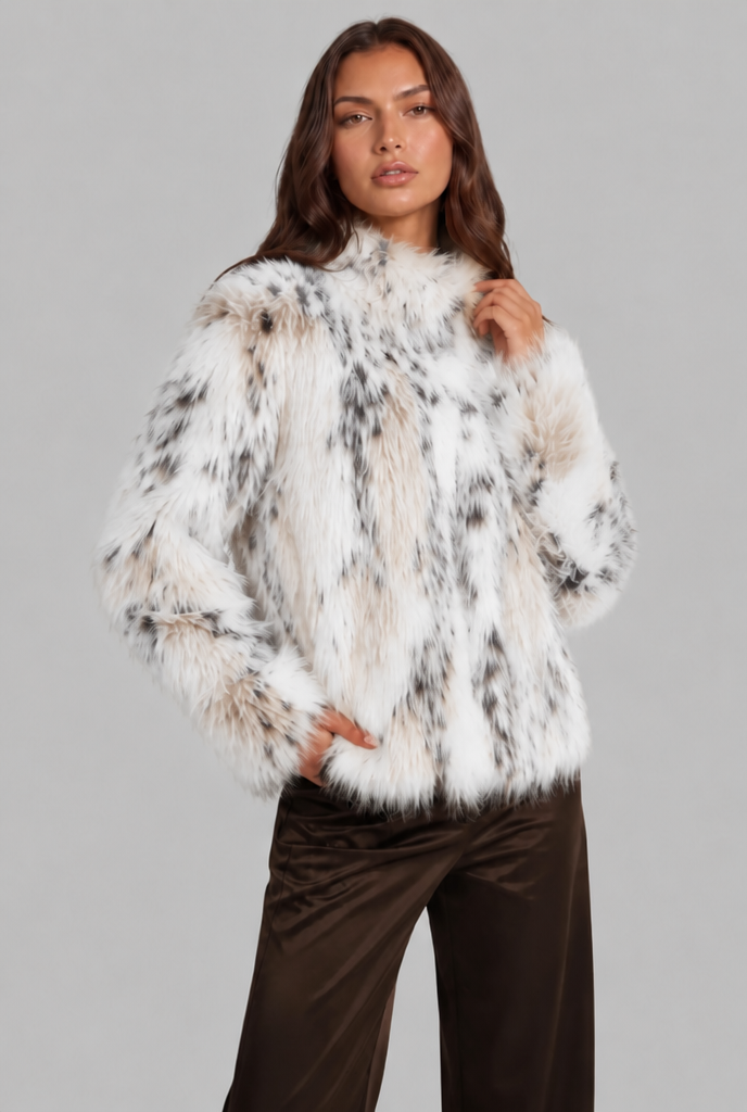 Elina Faux Fur Jacket Audrey Calvero