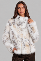 Elina Faux Fur Jacket Audrey Calvero