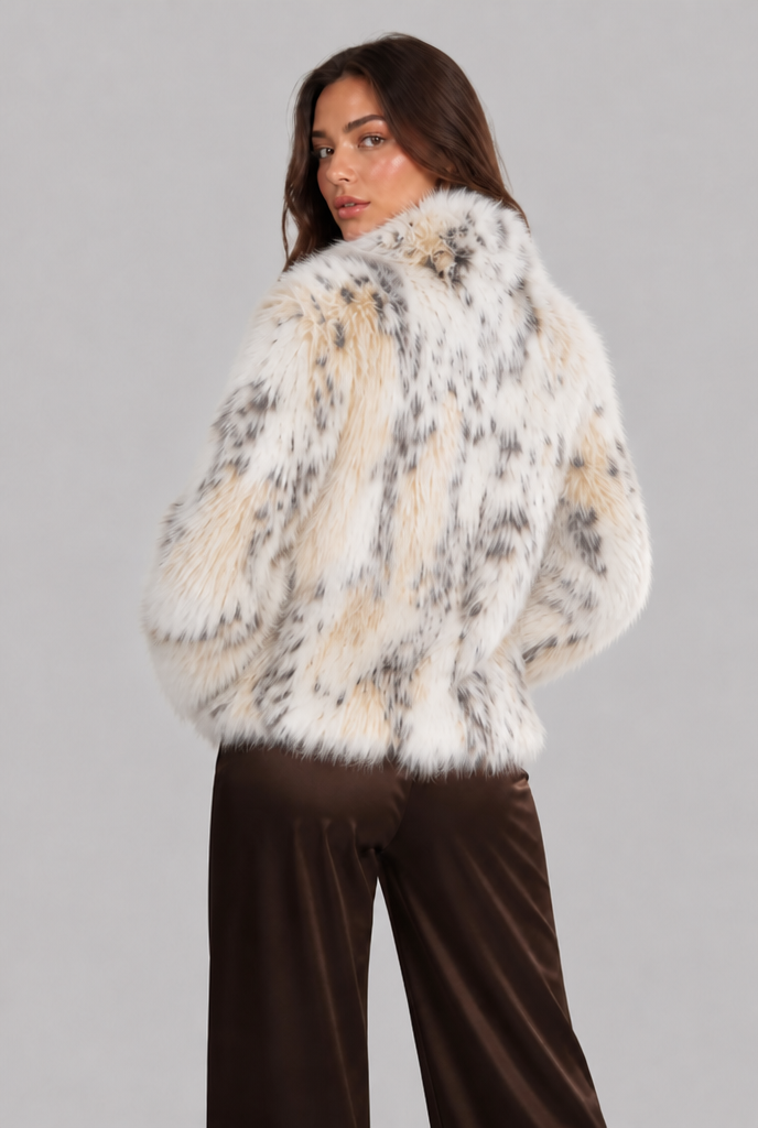 Elina Faux Fur Jacket Audrey Calvero