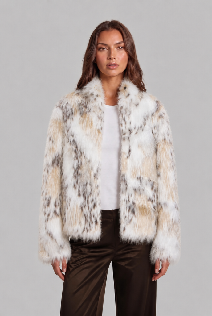Elina Faux Fur Jacket Audrey Calvero