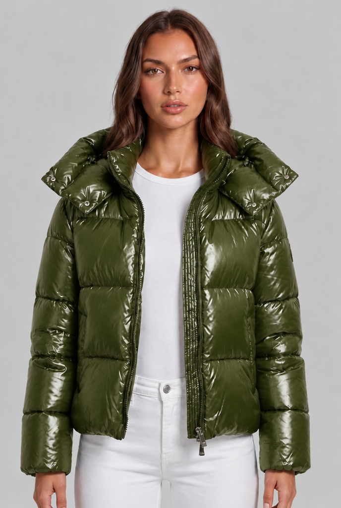 Hooded Puffer Coat Audrey Calvero