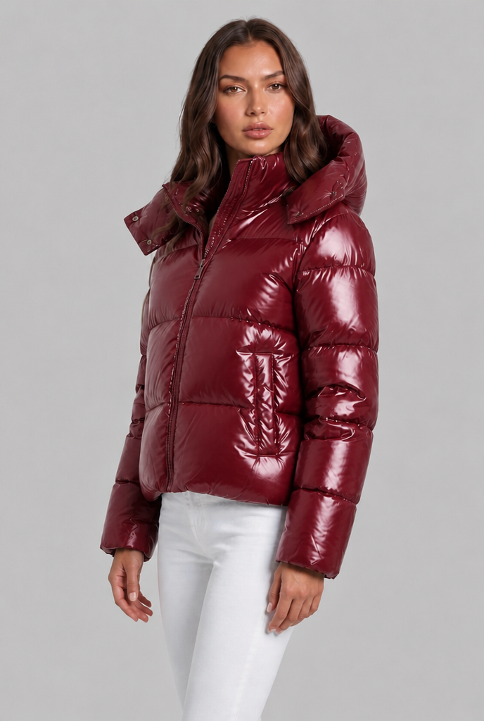 Hooded Puffer Coat Audrey Calvero