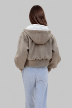 Hooded Fleece Jacket Audrey Calvero