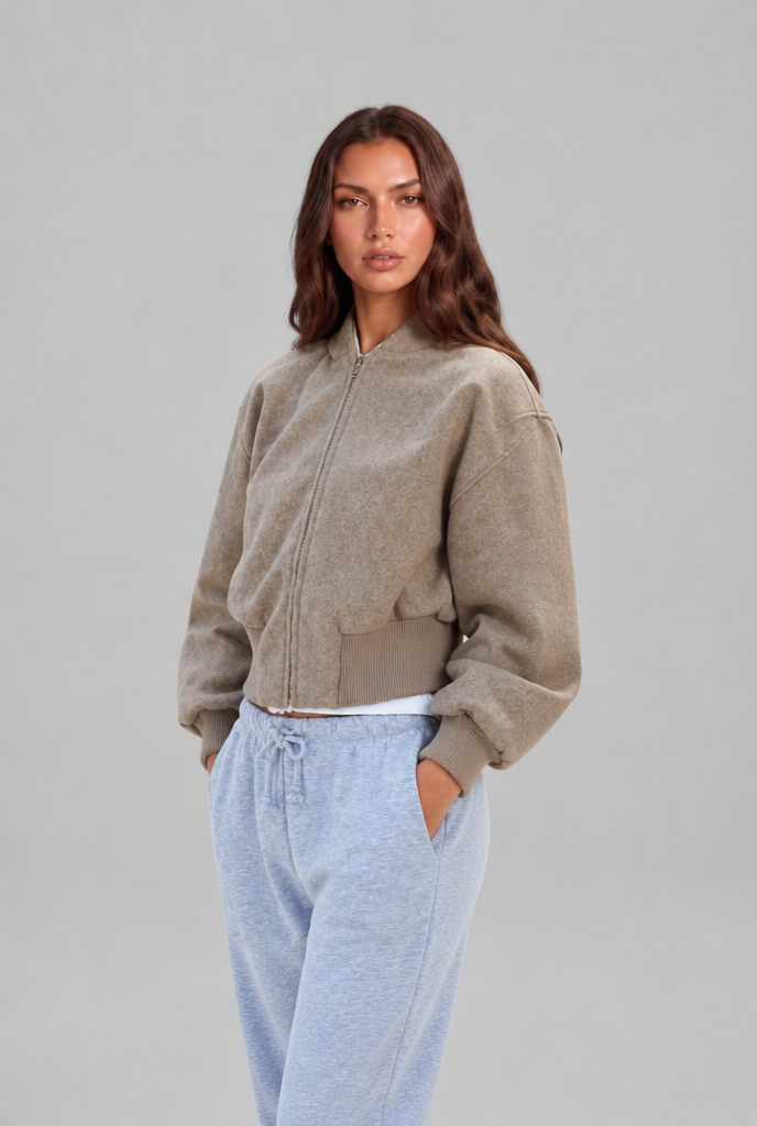 Hooded Fleece Jacket Audrey Calvero