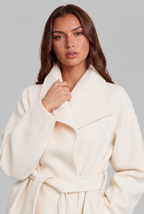 Belted Wool Coat Audrey Calvero