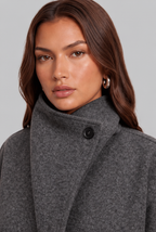 Belted Wool Coat Audrey Calvero