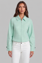 Cropped Textured Jacket Audrey Calvero