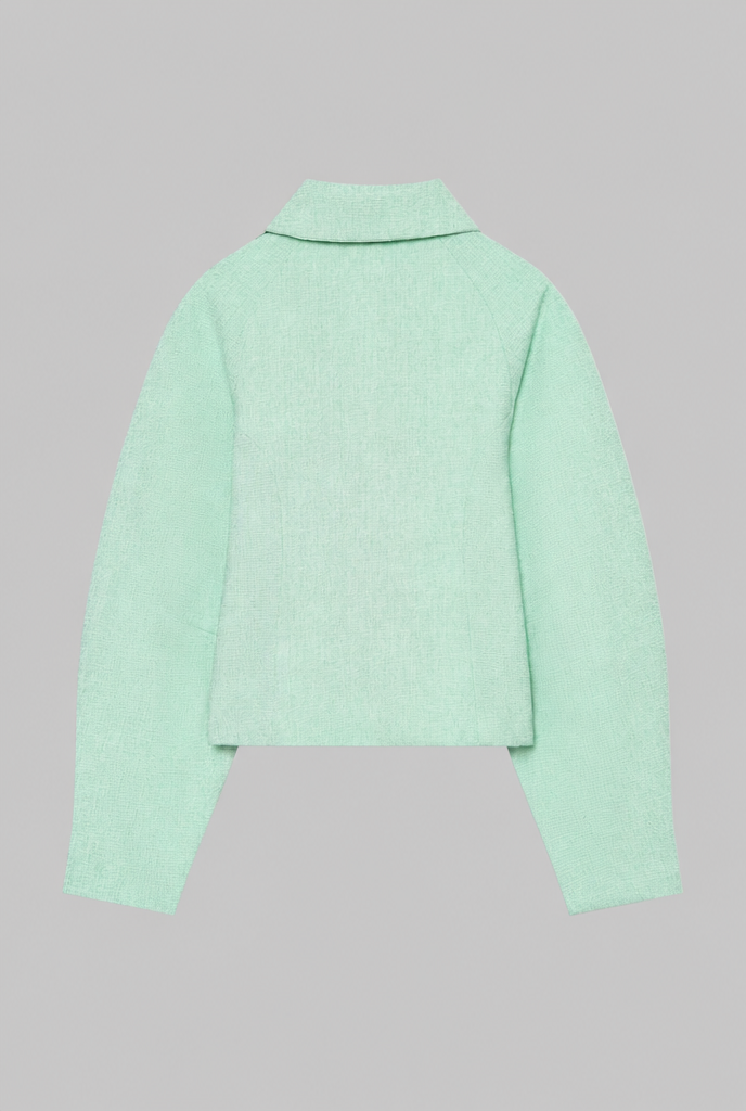 Cropped Textured Jacket Audrey Calvero