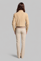 Cropped Suede Jacket Audrey Calvero