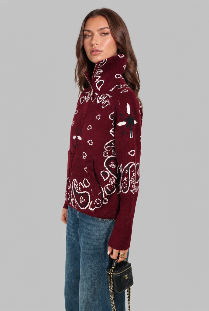 Chunky Knit Cardigan Audrey Calvero
