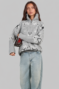 Chunky Knit Cardigan Audrey Calvero