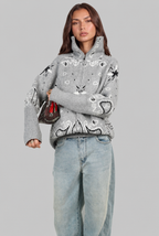 Chunky Knit Cardigan Audrey Calvero