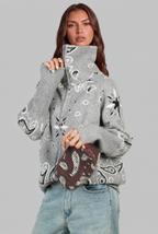 Chunky Knit Cardigan Audrey Calvero