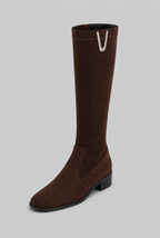 Knee-High Buckle Boots Audrey Calvero