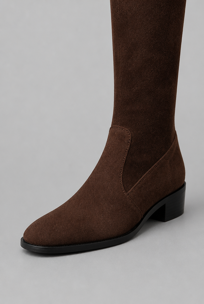 Knee-High Buckle Boots Audrey Calvero