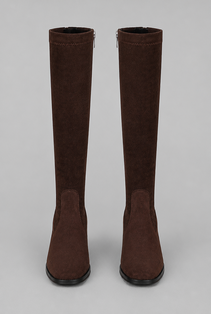 Knee-High Buckle Boots Audrey Calvero