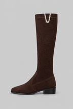 Knee-High Buckle Boots Audrey Calvero