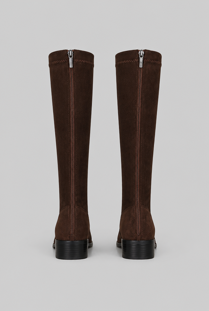 Knee-High Buckle Boots Audrey Calvero