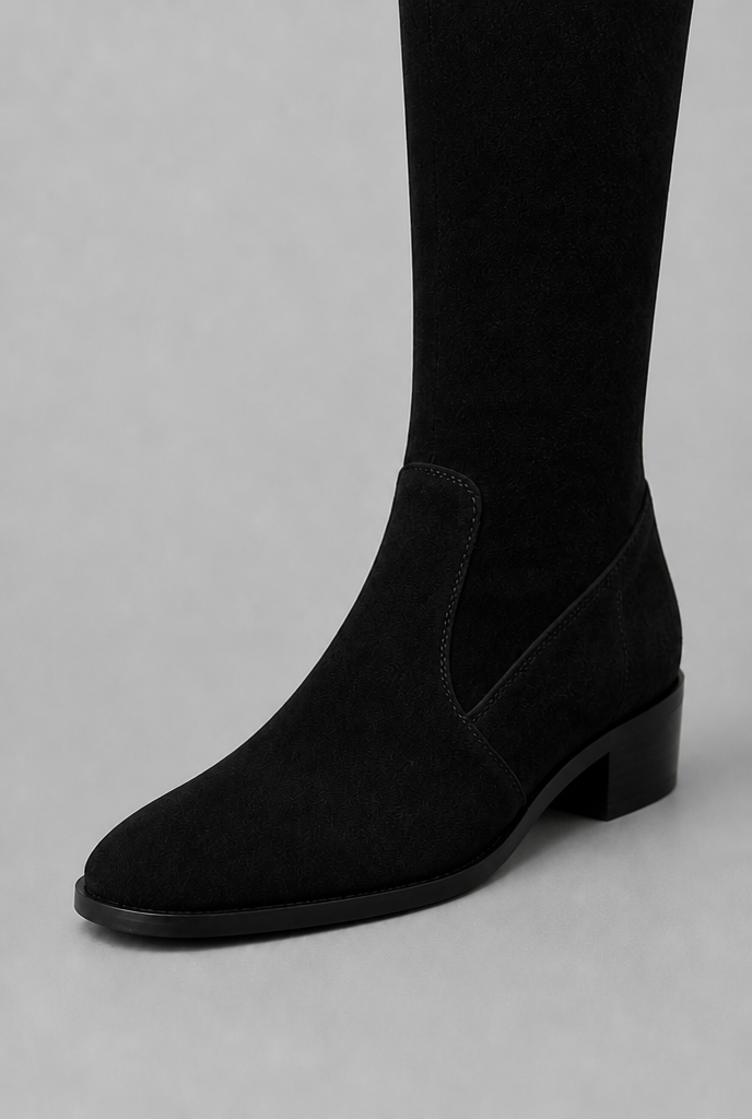 Knee-High Buckle Boots Audrey Calvero