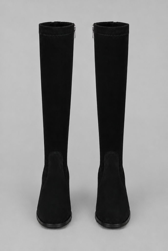 Knee-High Buckle Boots Audrey Calvero