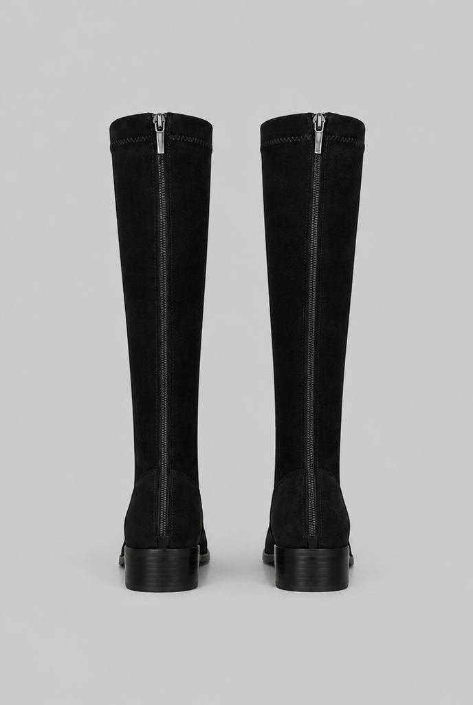 Knee-High Buckle Boots Audrey Calvero