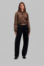 Leopard Print Hoodie Audrey Calvero